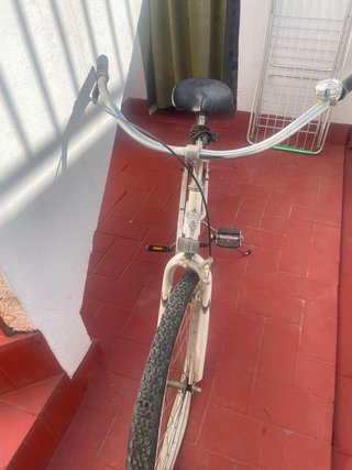 Bicicleta de paseo blanca