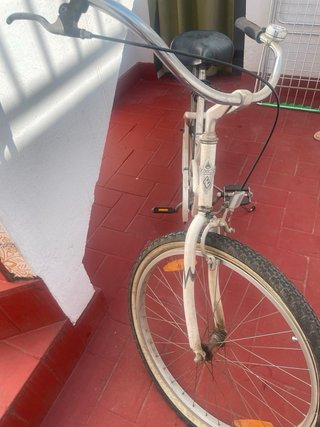 Bicicleta de paseo blanca