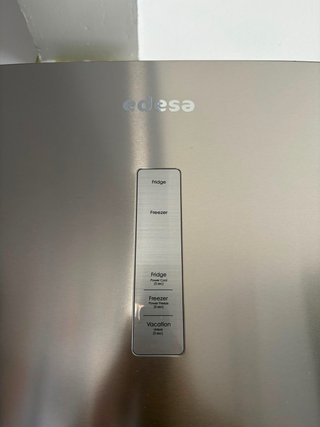 Frigorífico Edesa Acero Inoxidable