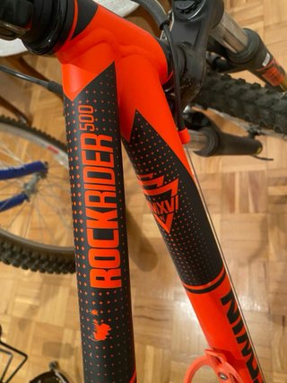 Bicicleta Rockrider 500 Naranja