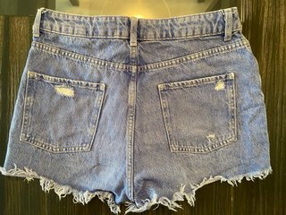 Vaqueros cortos desgastados mujer Talla M