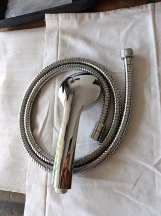 Alcachofa Ducha Roca + Flexo Plata
