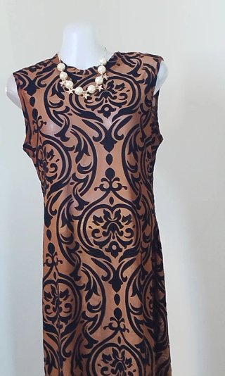 Abito donna fantasia floreale taglia L