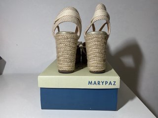 Alpargatas Marypaz esparto metalizadas doradas