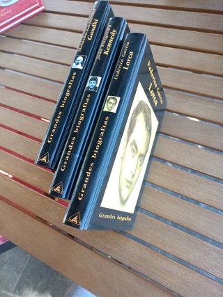 Lote libros, grandes biografías