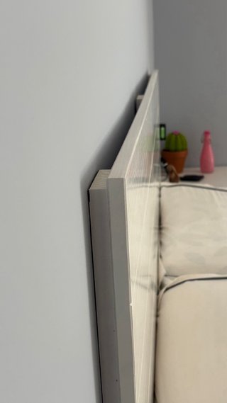 Cabecero de cama 150cm madera blanco