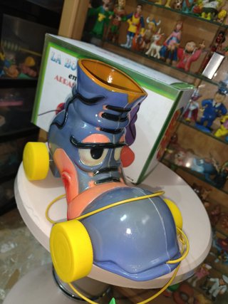Juguete de arrastre Botilde un dos tres años 80