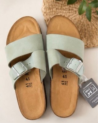 Sandalias Verdes Mujer