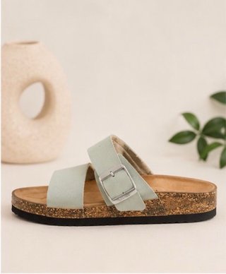 Sandalias Verdes Mujer