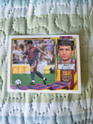 Cromos Guardiola y Hagi F.C Barcelona 95/96