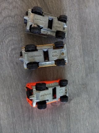 Lote 3 Coches Majorette Land Rover