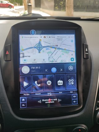 Radio Coche Pantalla Táctil GPS Bluetooth