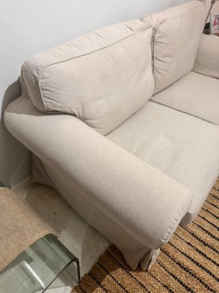 Sofá 2 plazas Ektorp Ikea beige