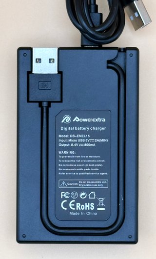 Cargador Doble Powerextra EN-EL15 Nikon
