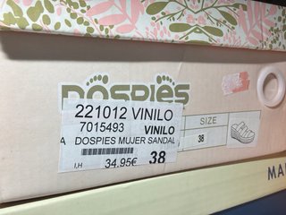 Sandalias Dospies esparto y transparentes