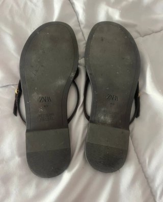 Sandalias Zara Tiras Marrones