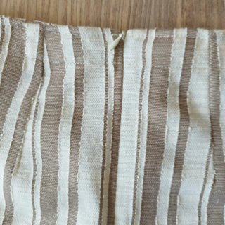 Falda Mango rayas beige talla XS