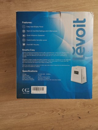 Humidificador Levoit LV550HH Híbrido Ultrasónico
