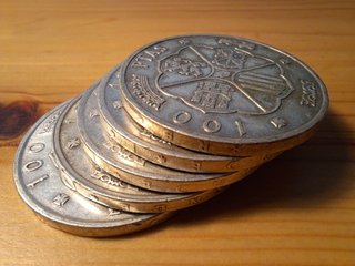 5 Monedas Franco Plata 100 Pesetas 1966