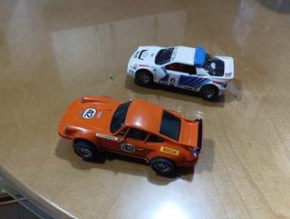 2 Scalextric Exin Coches Rally