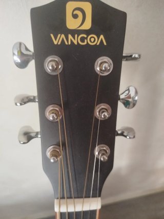 Guitarra Vangoa Negra Acústica