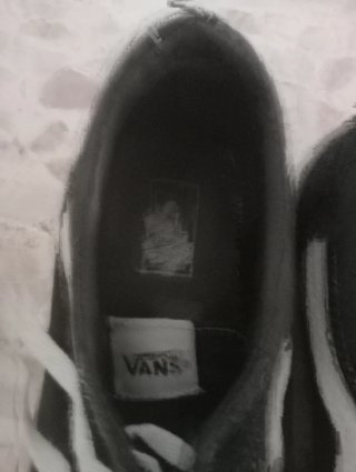 Zapatillas Vans Negras y Blancas