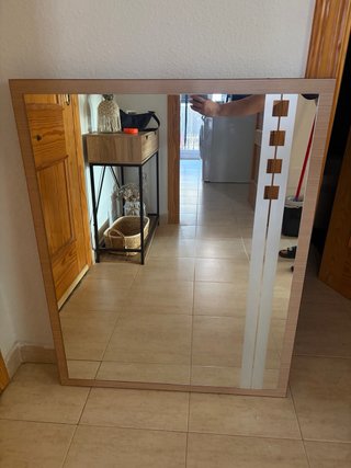 Mueble recibidor con espejo