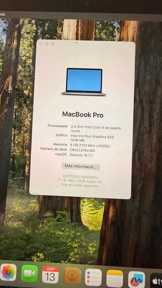 Apple MacBook Pro 13 Gris Espacial