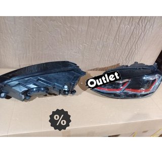 NM FAROS VOLKSWAGEN VW GOLF 7 12-17 DRL DINAMICOS NEGROS LOO
