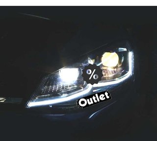 NM FAROS VOLKSWAGEN VW GOLF 7 12-17 DRL DINAMICOS NEGROS LOO