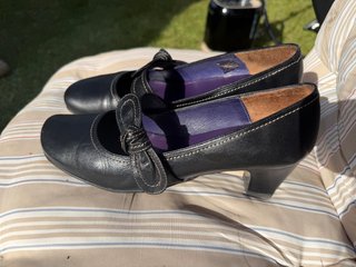 Zapatos tacón negros talla 39