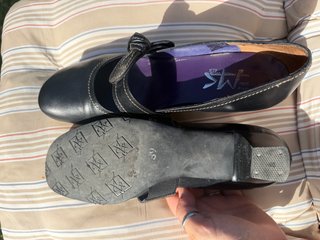 Zapatos tacón negros talla 39