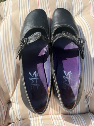 Zapatos tacón negros talla 39