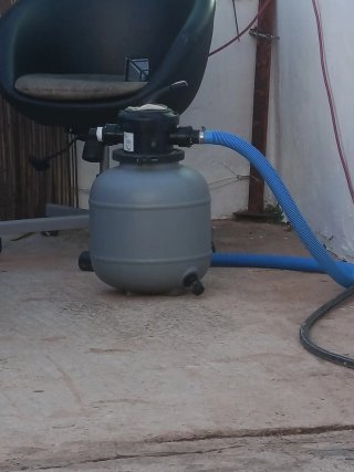 Filtro Piscina Plástico Gris