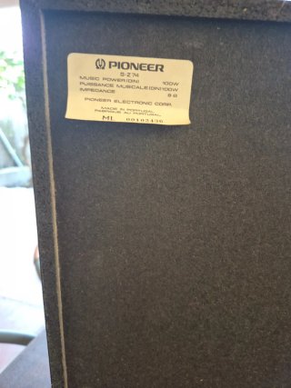 Altavoces HiFi Pioneer S-Z74