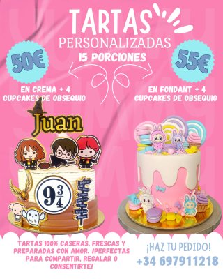 Tartas temáticas totalmente personalizadas