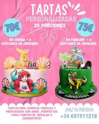 Tartas temáticas totalmente personalizadas
