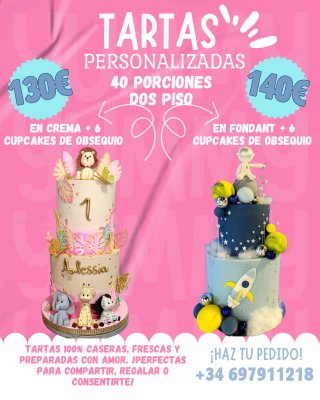 Tartas temáticas totalmente personalizadas