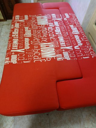 Sofá Cama Rojo