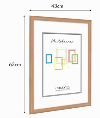 Marco 40x60cm Madera - en su caja