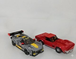 Lego 76903 Corvette C8.R & 1968 Corvette