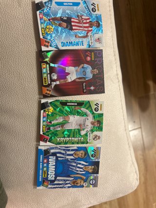 Lote 4 Cromos Fútbol Panini