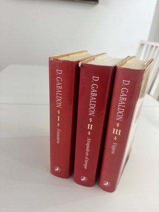 3 libros Forastera (Outlander) Diana Gabaldón
