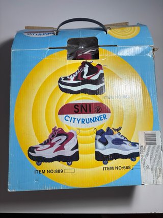 Patines en línea 2 ruedas talla 38