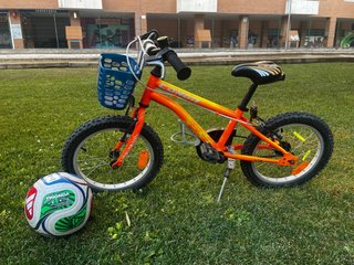 Bicicleta infantil 16 pulgadas naranja