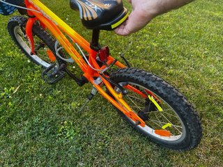 Bicicleta infantil 16 pulgadas naranja