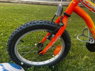 Bicicleta infantil 16 pulgadas naranja