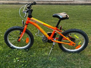 Bicicleta infantil 16 pulgadas naranja