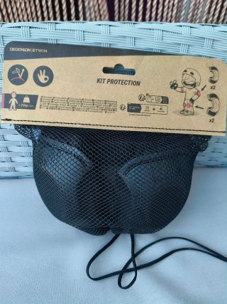 Kit protección codos y rodillas negro btwin
