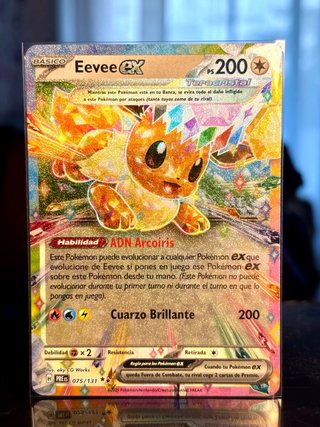 Carta Pokémon Eevee EX Teracristal 075/131